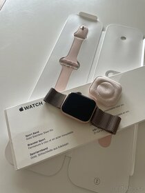 Apple Watch series 4 40 mm rose gold + Milansky tah reminek - 3