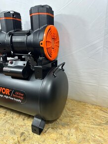 Kompresor 1800W 90PSI 70 dB Ultra tichý bez oleje - 3