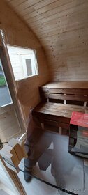 Oválná sauna severský smrk - 3