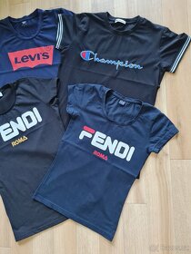 FENDI, CHAMPIONS, LEVI'S trika vel. S - 3