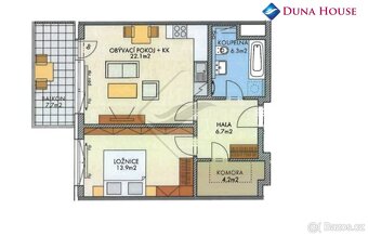 Prodej bytu 2+kk/balkon, Kardausova, Praha10 - Horní Měcholu - 3