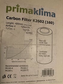 uhlíkový filtr PRIMA KLIMA K2602 160 - 3