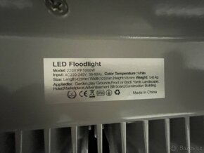 LED SVĚTLOMET/ REFLEKTOR 220V 1000w - 3