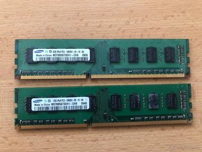 2x 2GB RAM DIM DDR3 Samsung PC3 - 3