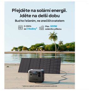 BLUETTI AC70 768Wh/1000W přenosná elektrárna,nová,zaruka - 3