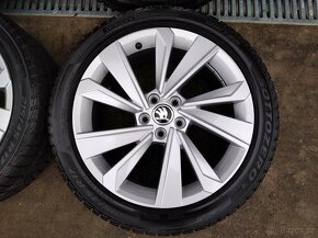 ZÁNOVNÍ zimní alu sada Škoda Fabia IV 17" 5x100 - 3