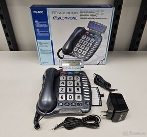 Seniorský telefon Kompone CL400 - pevná linka - 3