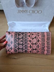 Jimmy Choo korálové psaníčko z hada - 3