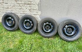 ZIMNÍ Škoda, Seat VW, kola 5x100 r15, pneu 185/60r15 Barum - 3