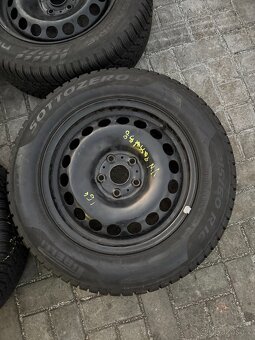 ORIGINÁL disky Škoda/VW R16, 5x112- TOP ZIMNÍ PNEU - 3