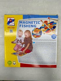 Magnetické rybičky, dřevěná hračka - 3