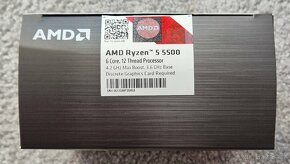 Procesor AMD Ryzen 5 5500 - 6C/ 12T - AM4 - ZÁRUKA 11/2025 - 3