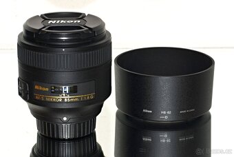 Nikon Nikkor AF-S 85mm 1:1,8G TOP STAV - 3