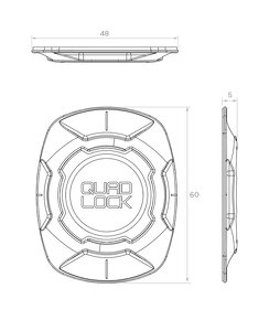 Quad Lock univerzální samolepka na kryt telefonu - 3