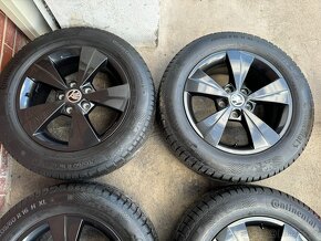 Alu 16" 5x112,škoda Velorum BLACK,O4,Zimní 75% TOP - 3