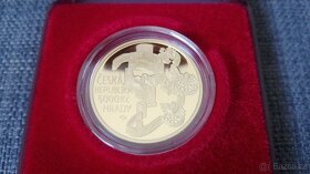 5000 Kč Zlatá mince Hrad Rabí - PROOF, velmi vzácná - 3