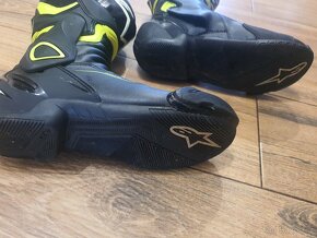 Boty na motorku Alpinestars S-MX 6 černo-fluo žluté 41 vel. - 3