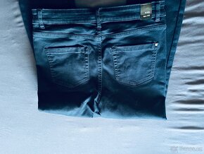 Nové  Tmavě modré skinny fit kalhoty ORSAY vel L - 3