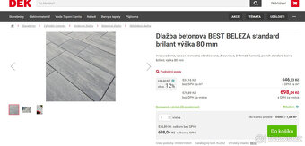 Dlažba Best Beleza 80mm colormix Brilant - 3