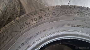 Prodám letní pneu CONTINENTAL ContiVanContact 215/70 R15 C - 3