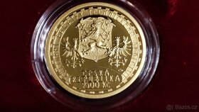 Vzácná zlatá mince - Ševčínský důl - PROOF - 3