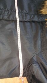 Černá teplá dámská bunda s kožíškem Dorothy Perkins 14 XL - 3