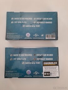 Jurassic world silver plated ticket limited to 5000 worldwid - 3