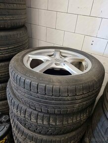 ORIG Porsche komplety ALU R17 5x130 + zimní pneu 6mm CONTINE - 3