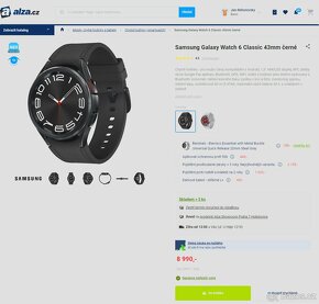 Samsung Galaxy Watch 6 Classic 43mm - jako nové, se zárukou - 3