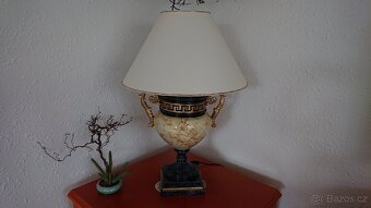 Krasna velka lampa 80 cm - 3