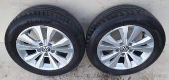 Alu kola VW Golf VII 16" 5x112, letní Dunlop 205/55R16 - 3