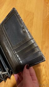 Šedá kožená peněženka - 3