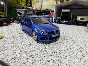 model auta VW Golf 6R modrý Otto mobile 1:18 - 3