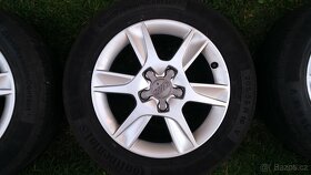 orig.AUDI alu kola 16"+Letní Continental 205/55/16 - 3