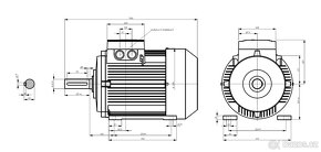 Elektromotor Siemens 18,5 kW, 2940 ot./min., patkový, 160L-2 - 3