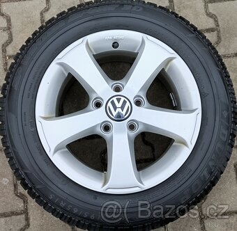 Originál alu disky VW Golf, Touran, Caddy 5x112 R15 Sima - 3