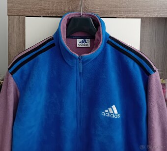 Adidas vintage 90s fleece mikina vel. L/XL unisex nová - 3