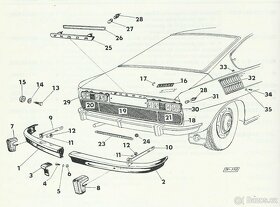 ŠKODA 110R štítek na zadní kapotu s imitací příchytek - 3