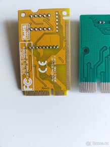 Testovací diagnostická post karta 2x -PCI, LPC, mini PCI - 3