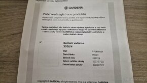 Gardena 3700/4 vodárna ZÁRUKA 45 Měsíců - 3