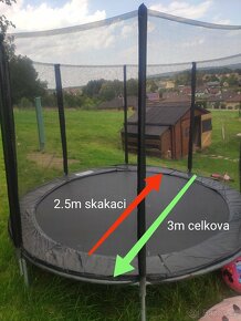 Trampolina 3m x 1.8m - 3