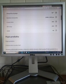 LCD monitor 19" Dell 1908FP, 4x USB

 - 3