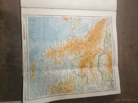 Školní zeměpisný atlas Šalamon Kuchař 1952 - 3