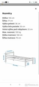 Dětská postel ikea - 3