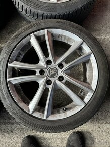 Alu Kola skoda r17, 5x112, 225/45/17 zimni pneu - 3