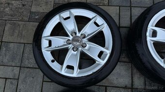 Originál ALU kola R17 AUDI na letních pneu 5x112 - ŠKODA/VW - 3