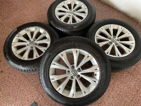 Originál Volkswagen ALU kola 5x112 r17 zimní pneu 7mm - 3