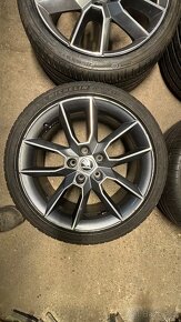 Originál alu Škoda Octavia 3 Gemini 225/40 R18 - 3