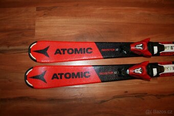 juniorské lyže Atomic redster 110 cm , hadia koža Nordica - 3