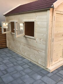 Dětský dřevěný zahradní domek - 3